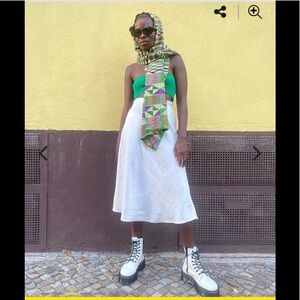 SALE New Dr Martens Jadon Smooth Leather Platform Boots White Size 9